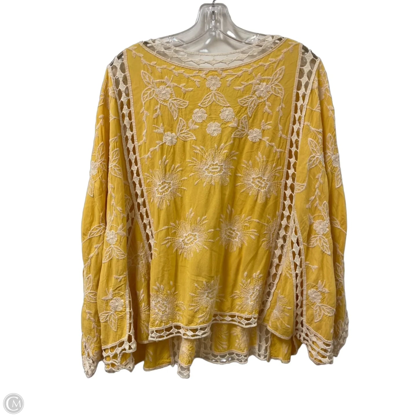 Shawl By World Market In Yellow, Size: Osfm