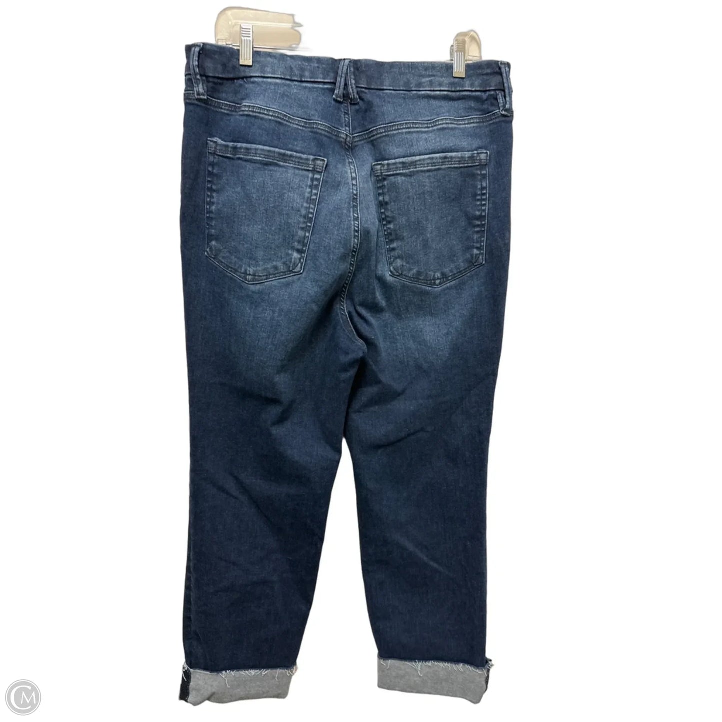 Jeans Straight By Good American In Blue Denim, Size: 16