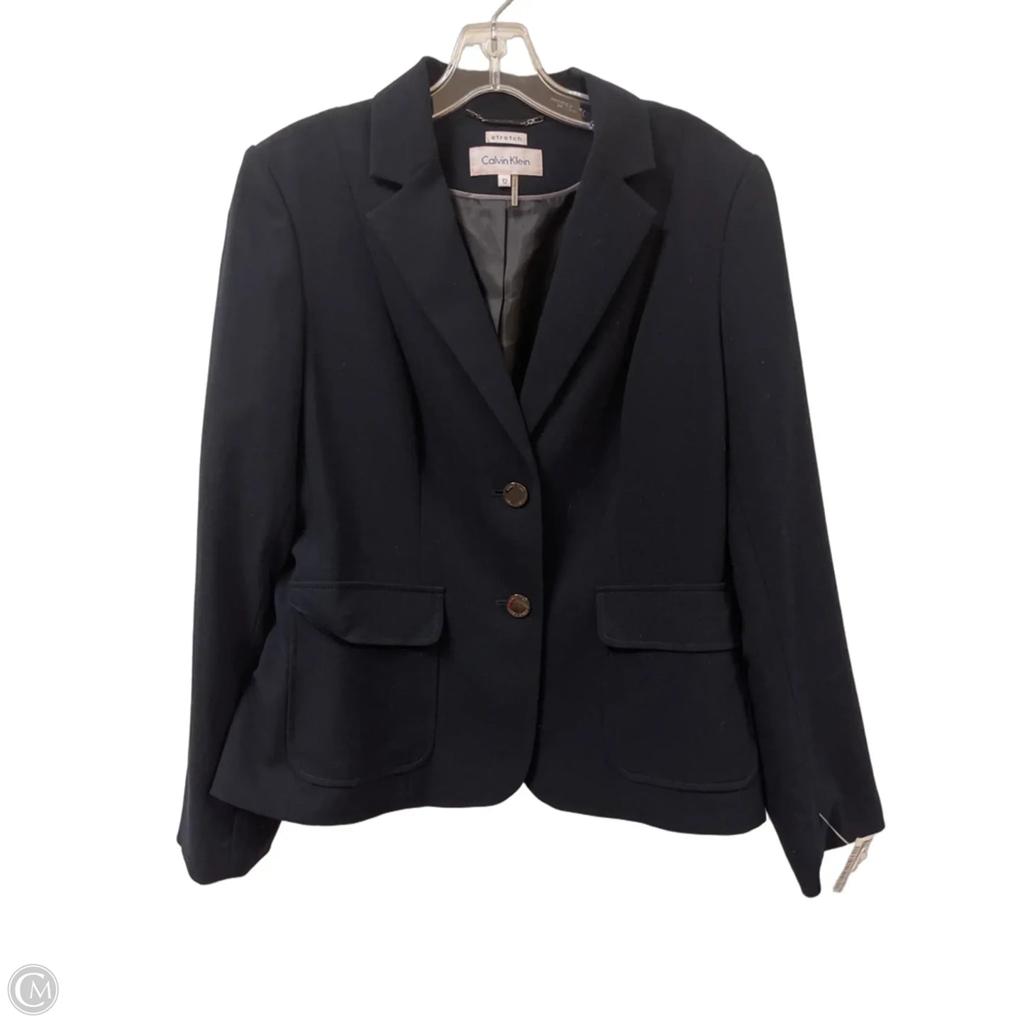 Blazer By Calvin Klein In Navy, Size: L