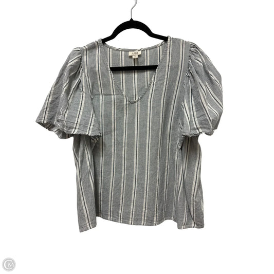 Top Short Sleeve By Ana In Blue, Size: Xl