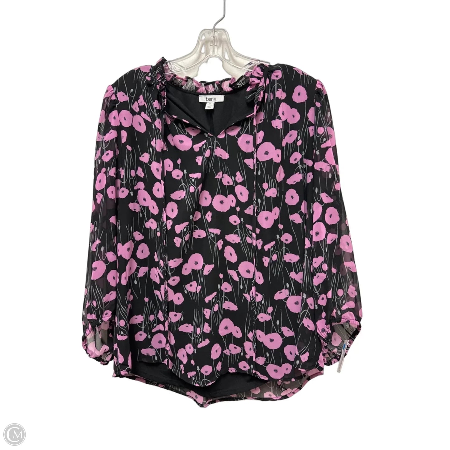 Top Long Sleeve By Bar Iii In Purple, Size: Xl