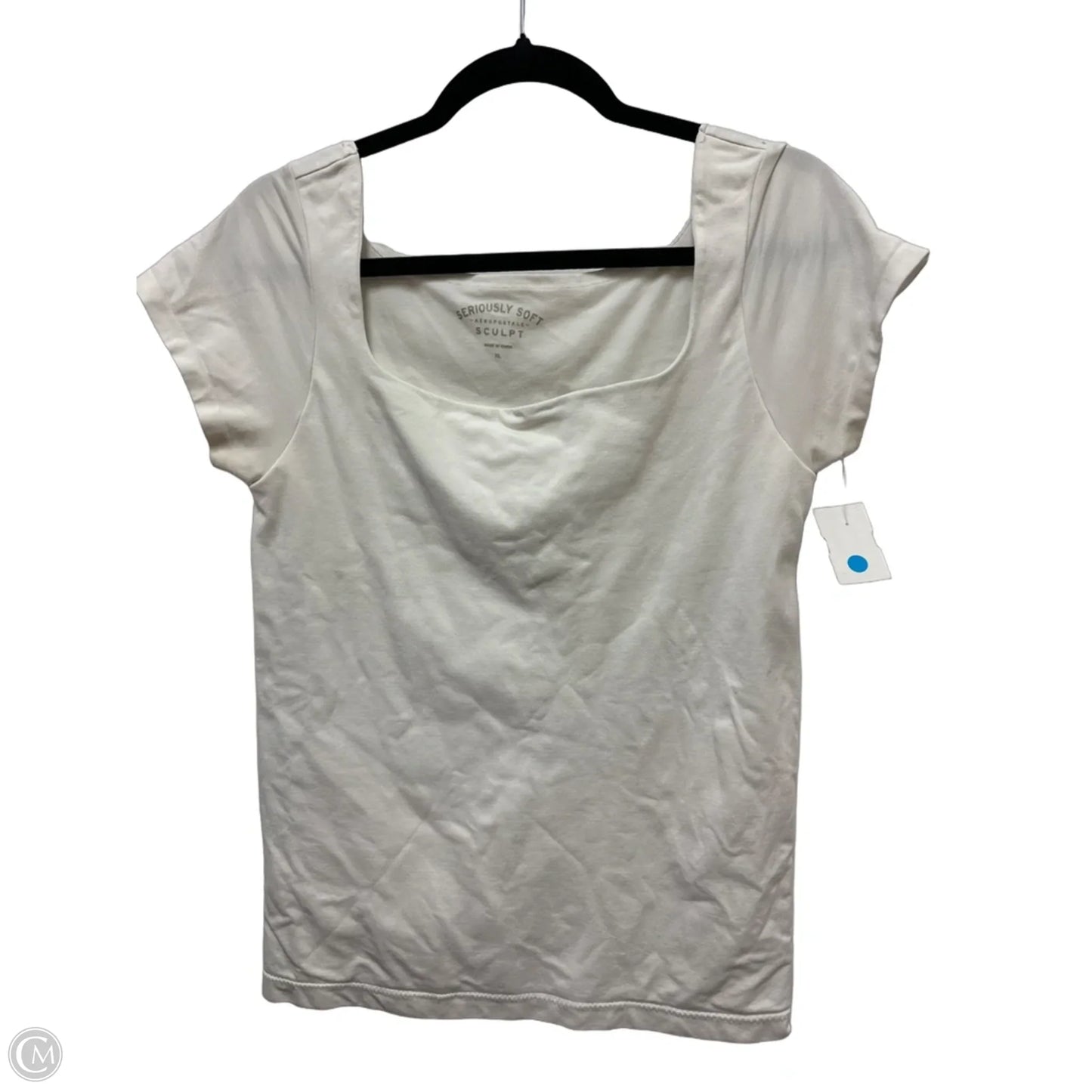 Top Short Sleeve By Aeropostale In White, Size: Xl