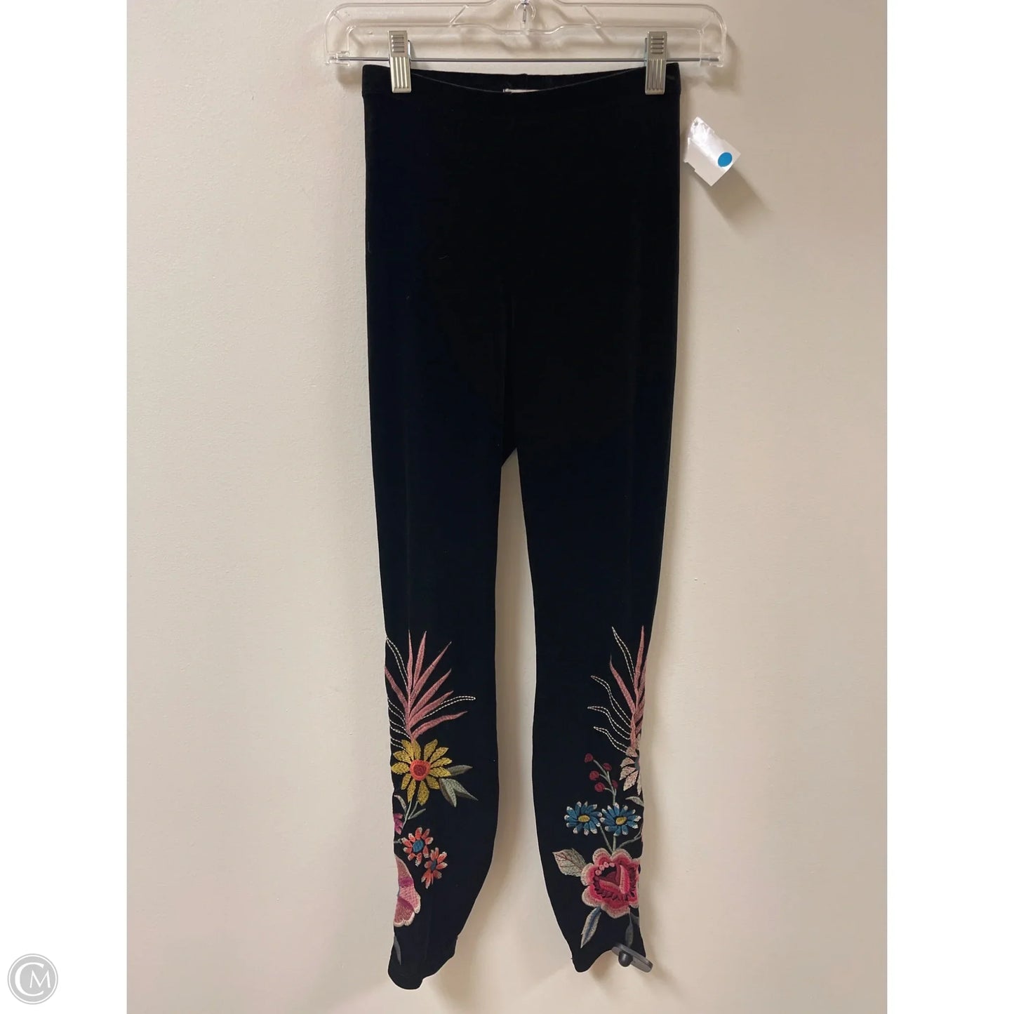 Pants Designer By Johnny Was In Black, Size: Xxs