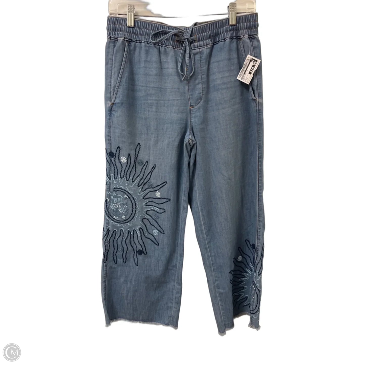 Pants Wide Leg By Chicos In Blue, Size: 2