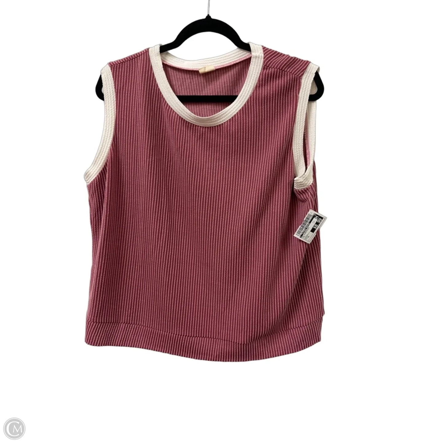 Top Sleeveless By Clothes Mentor In Pink, Size: Xl