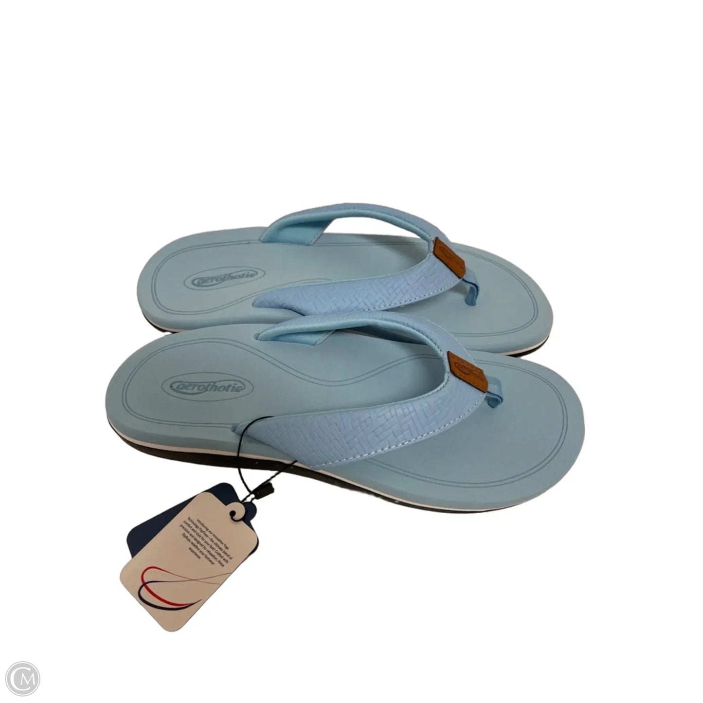 Sandals Flip Flops By Clothes Mentor In Blue, Size: 8