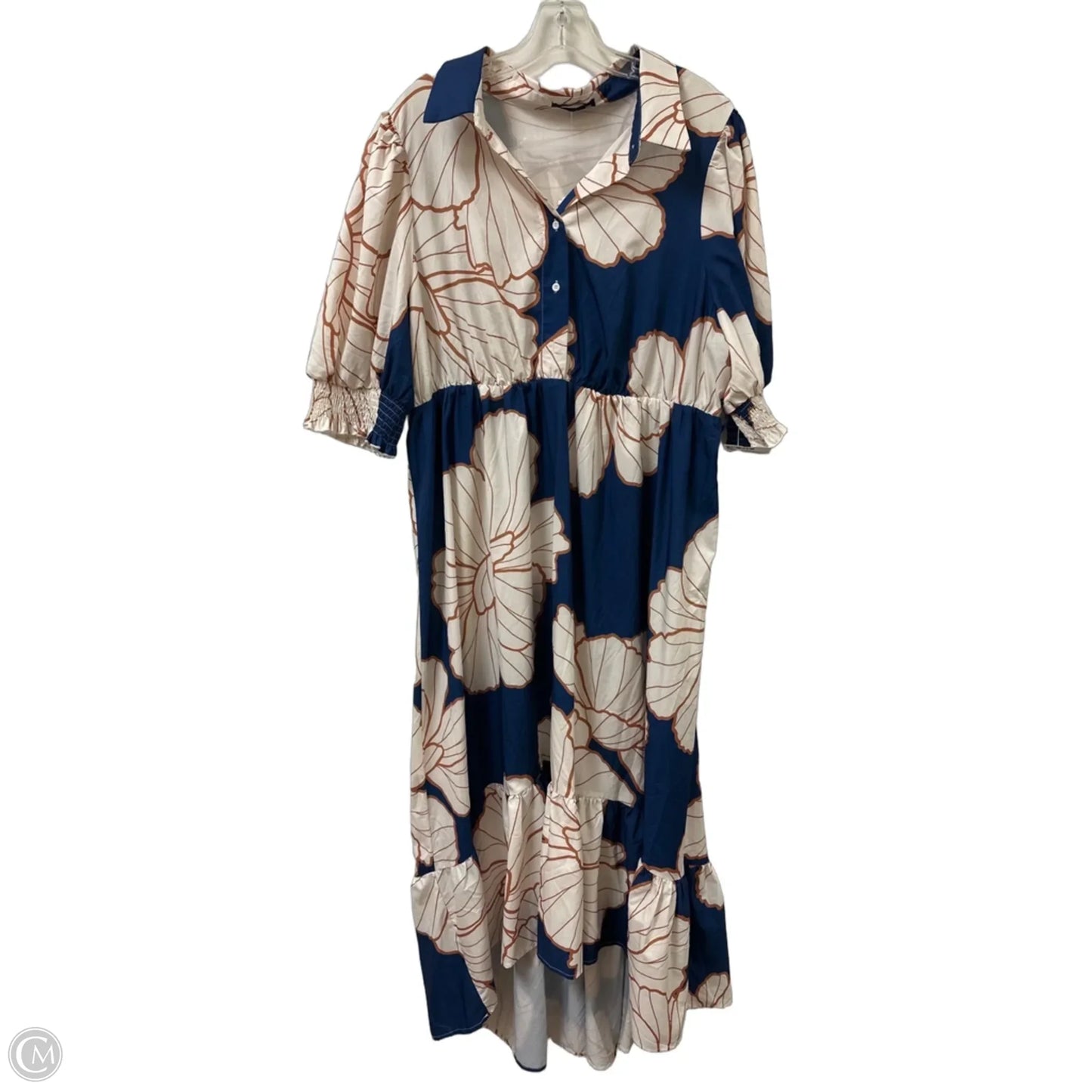Dress Casual Maxi By Shein In Blue, Size: 3