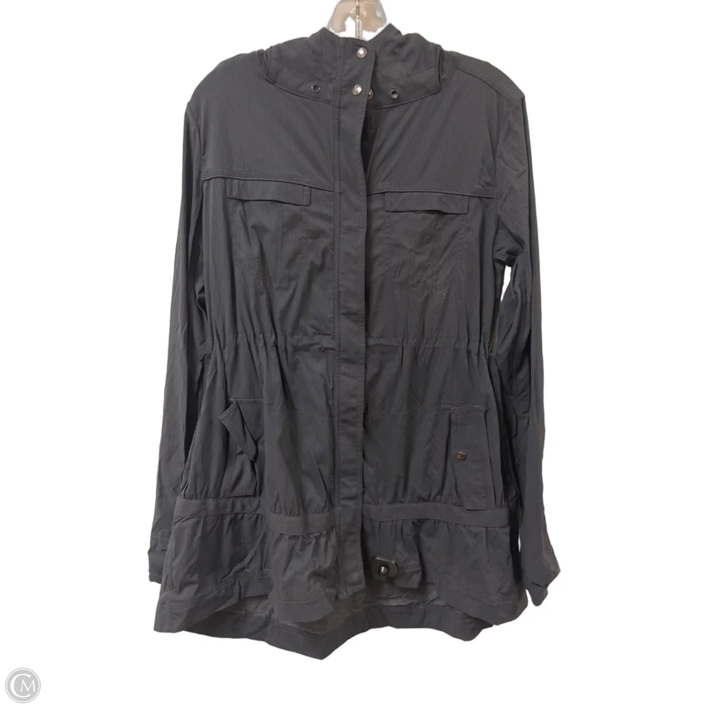 Athletic Jacket By Lululemon In Grey, Size: S