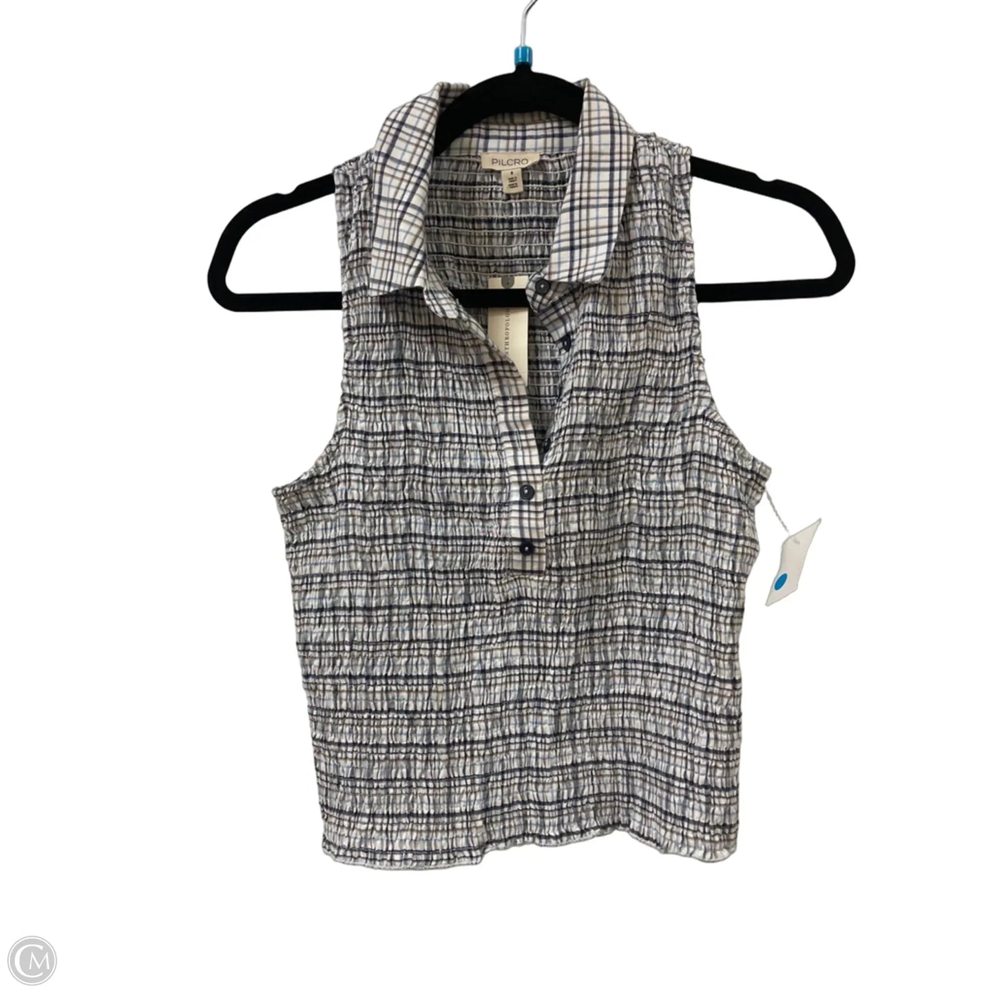 Top Sleeveless By Pilcro In Blue, Size: S