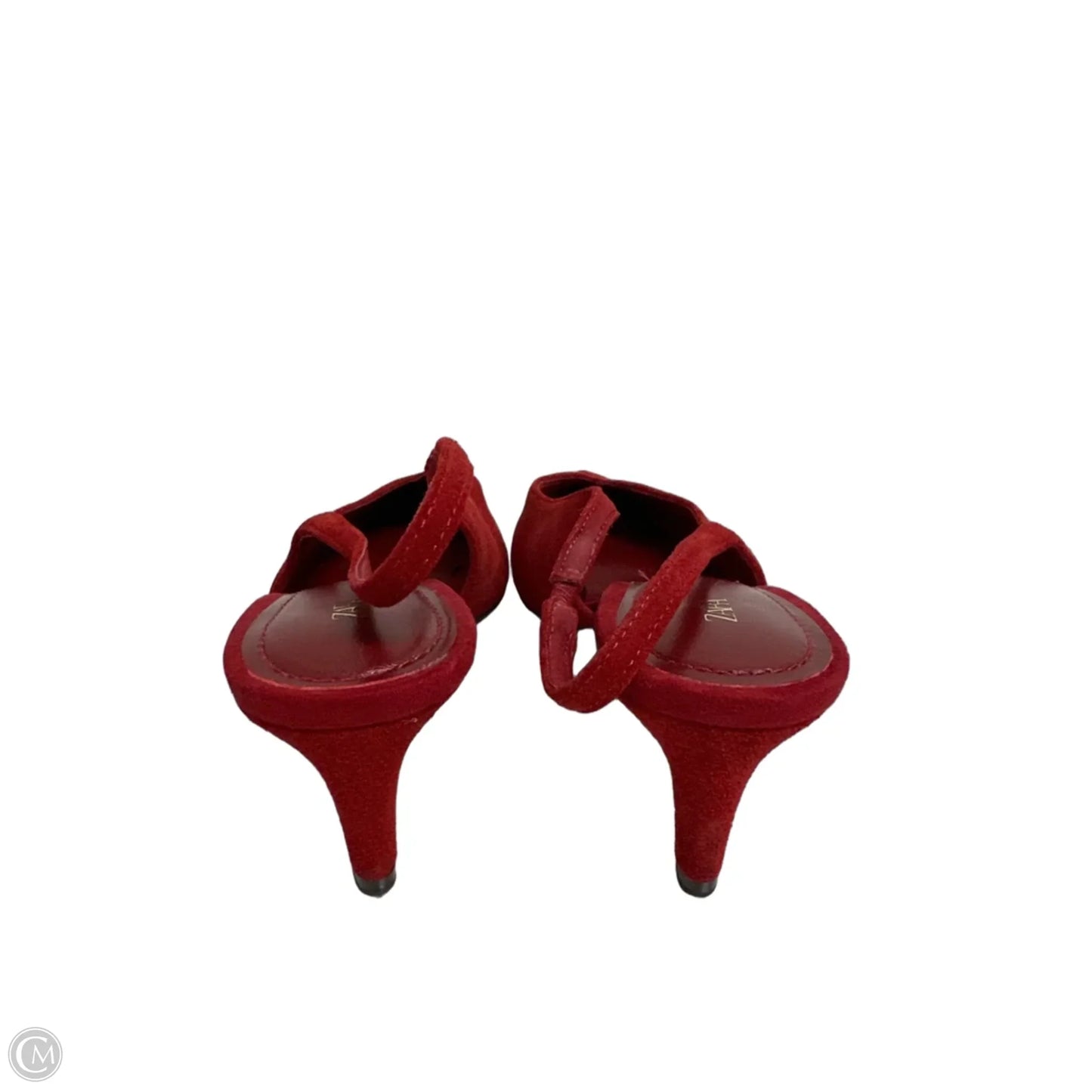 Shoes Heels Kitten By Zara In Red, Size: 6.5