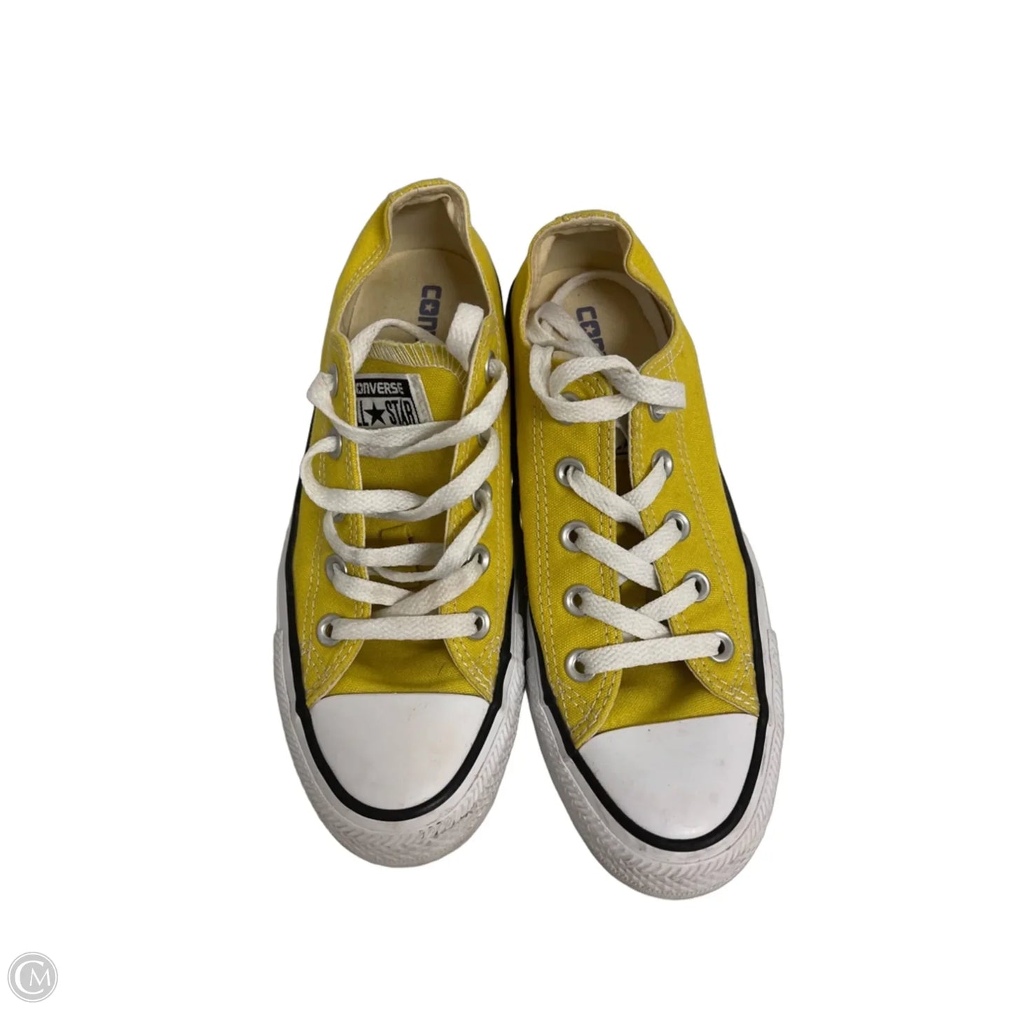 Shoes Sneakers By Converse In Yellow, Size: 6