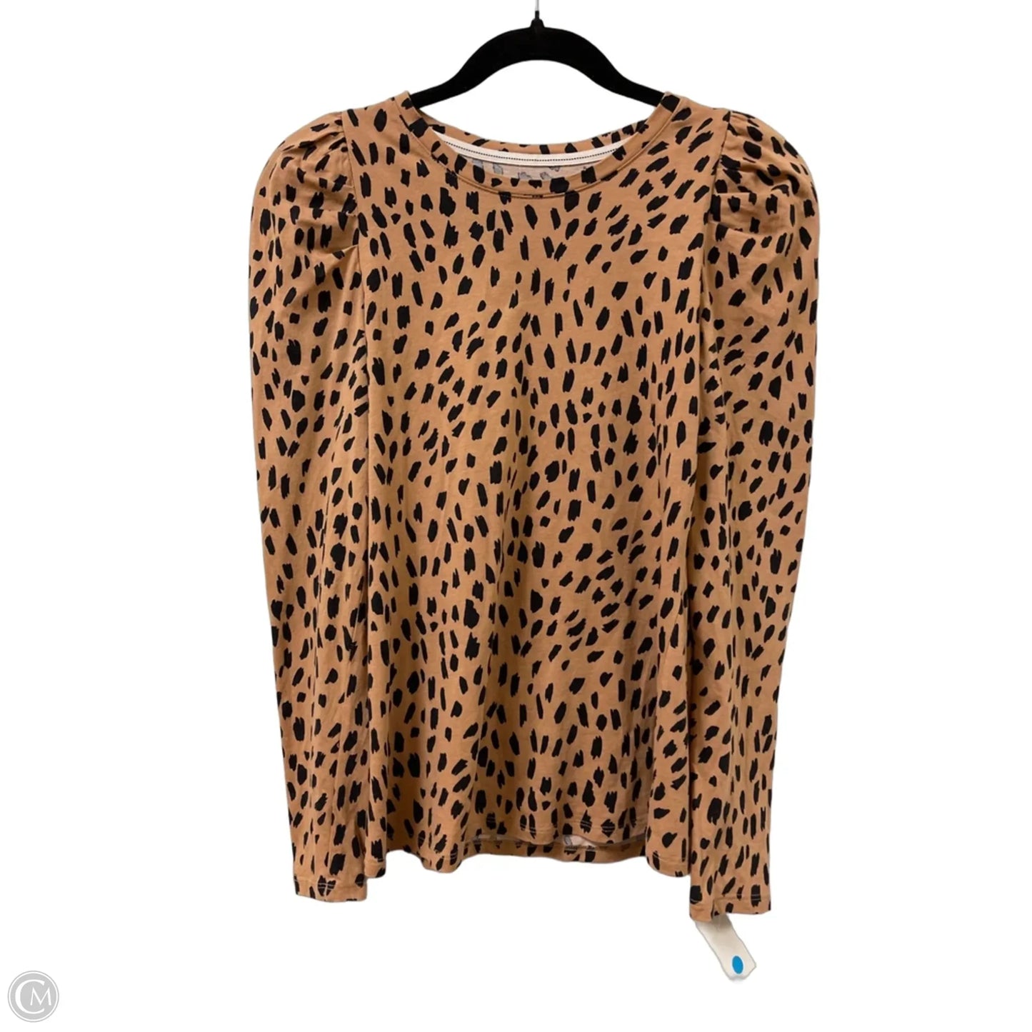 Top Long Sleeve By Crown And Ivy In Animal Print, Size: S