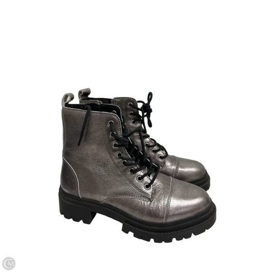 Boots Combat By Aldo In Silver, Size: 8