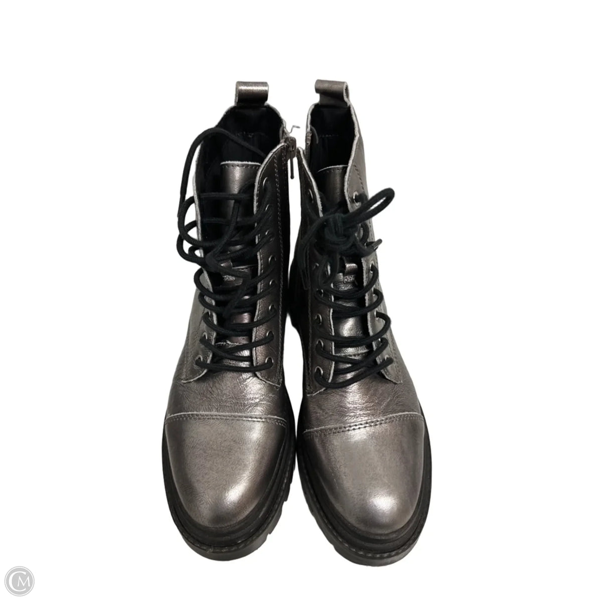 Boots Combat By Aldo In Silver, Size: 8
