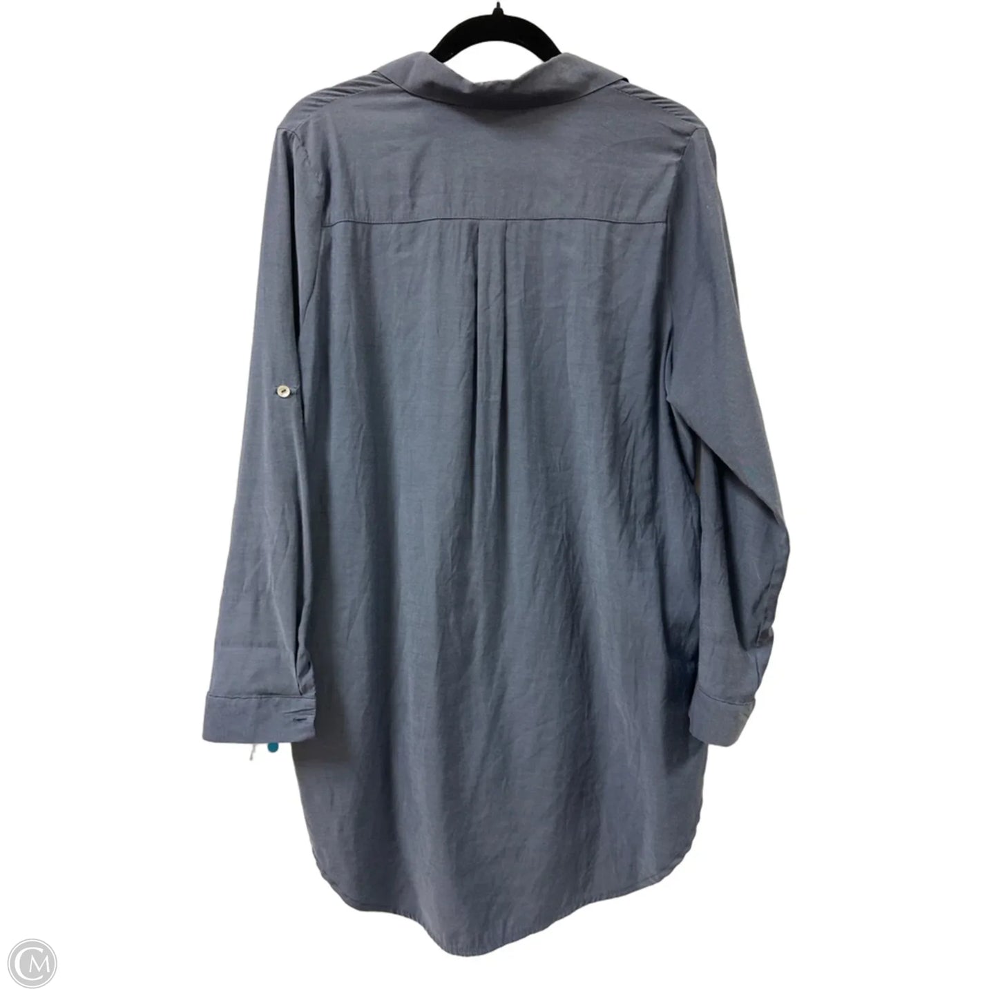 Tunic Long Sleeve By Umgee In Blue, Size: Xl