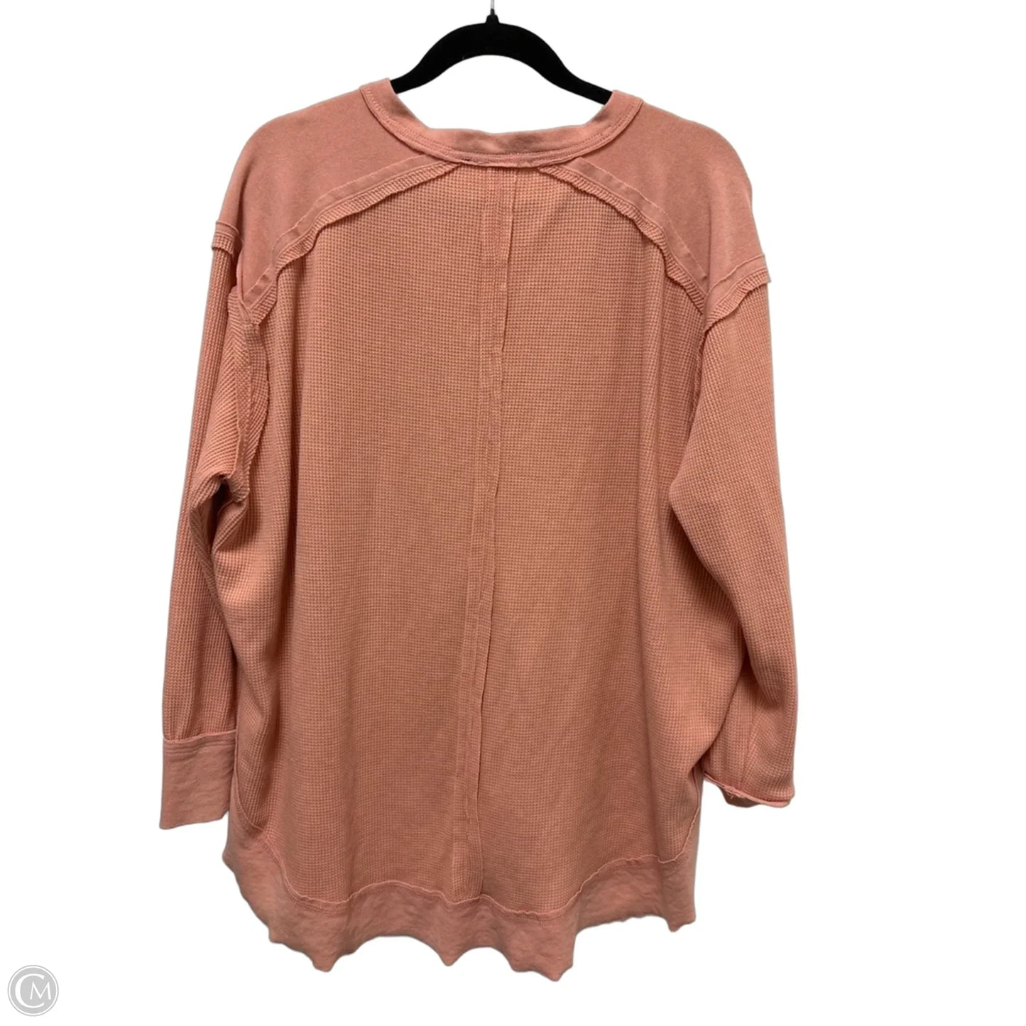Top Long Sleeve By Talulah In Peach, Size: S