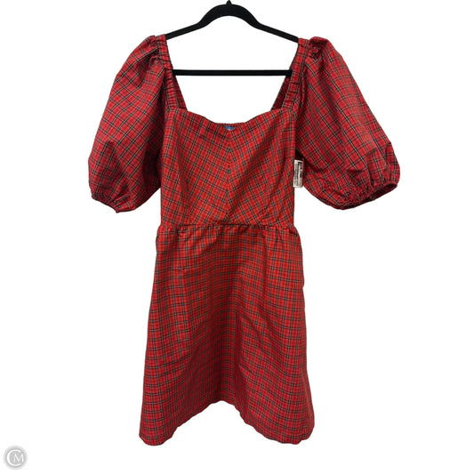 Dress Casual Midi By Old Navy In Red, Size: M