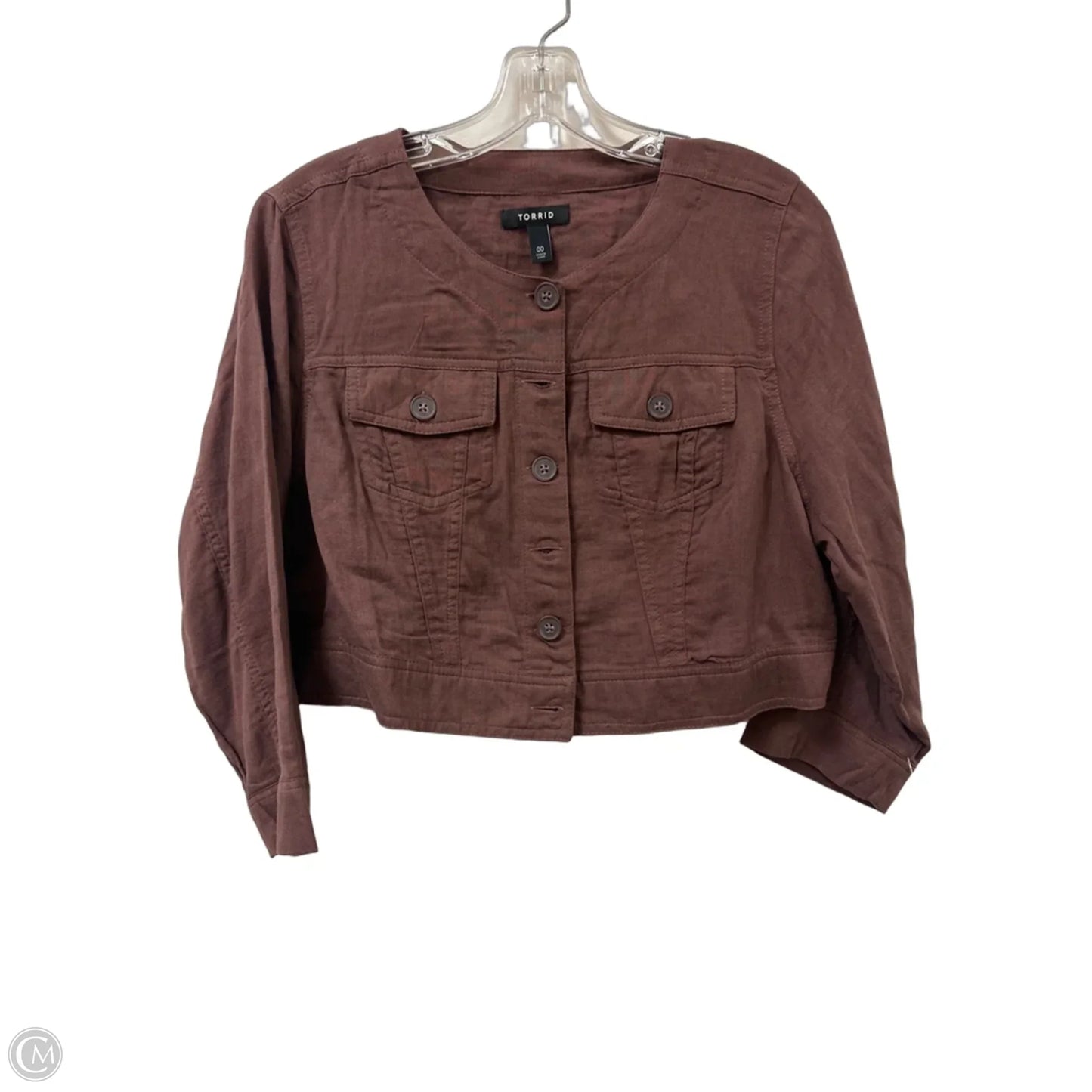 Jacket Other By Torrid In Brown, Size: L