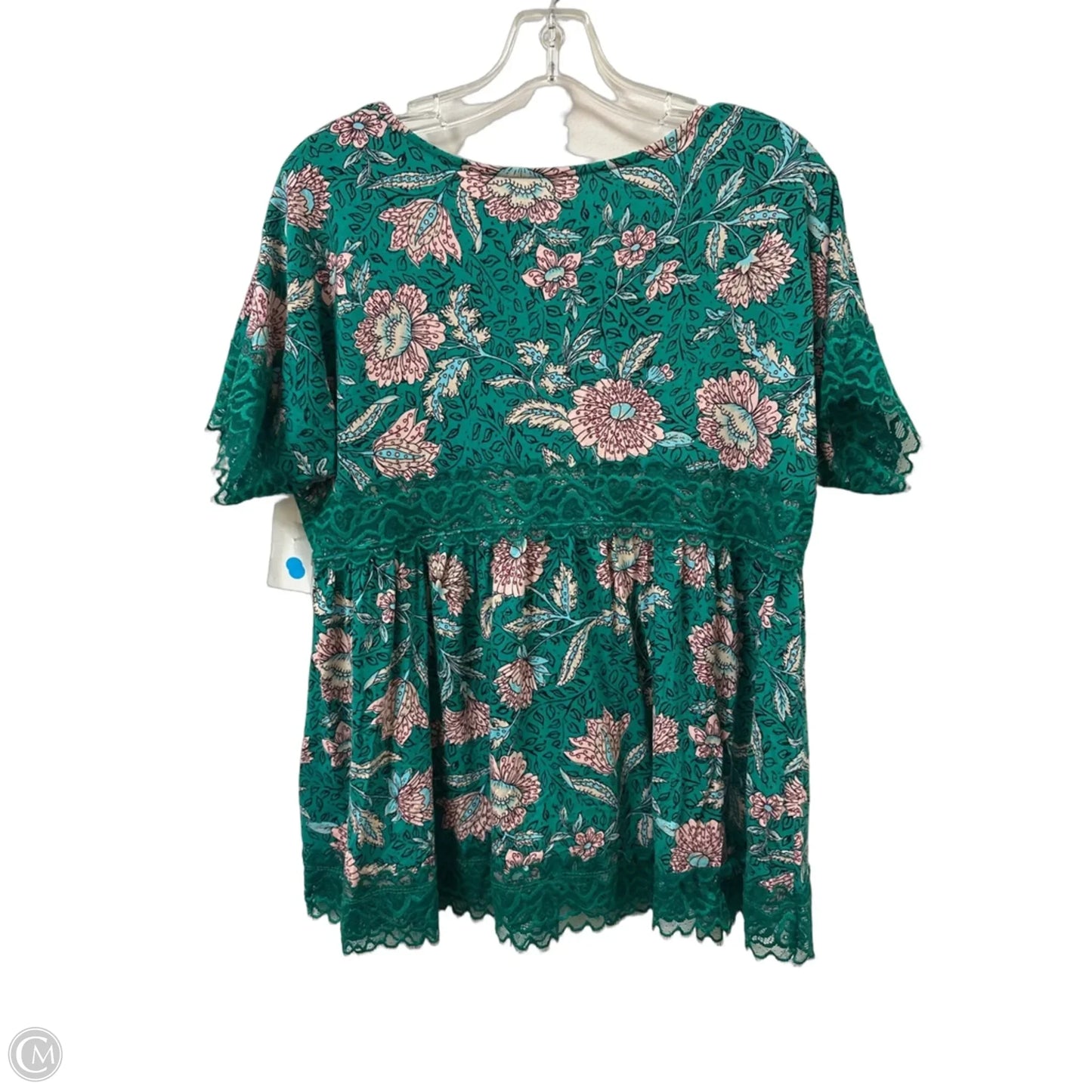 Top Short Sleeve By Torrid In Green, Size: L