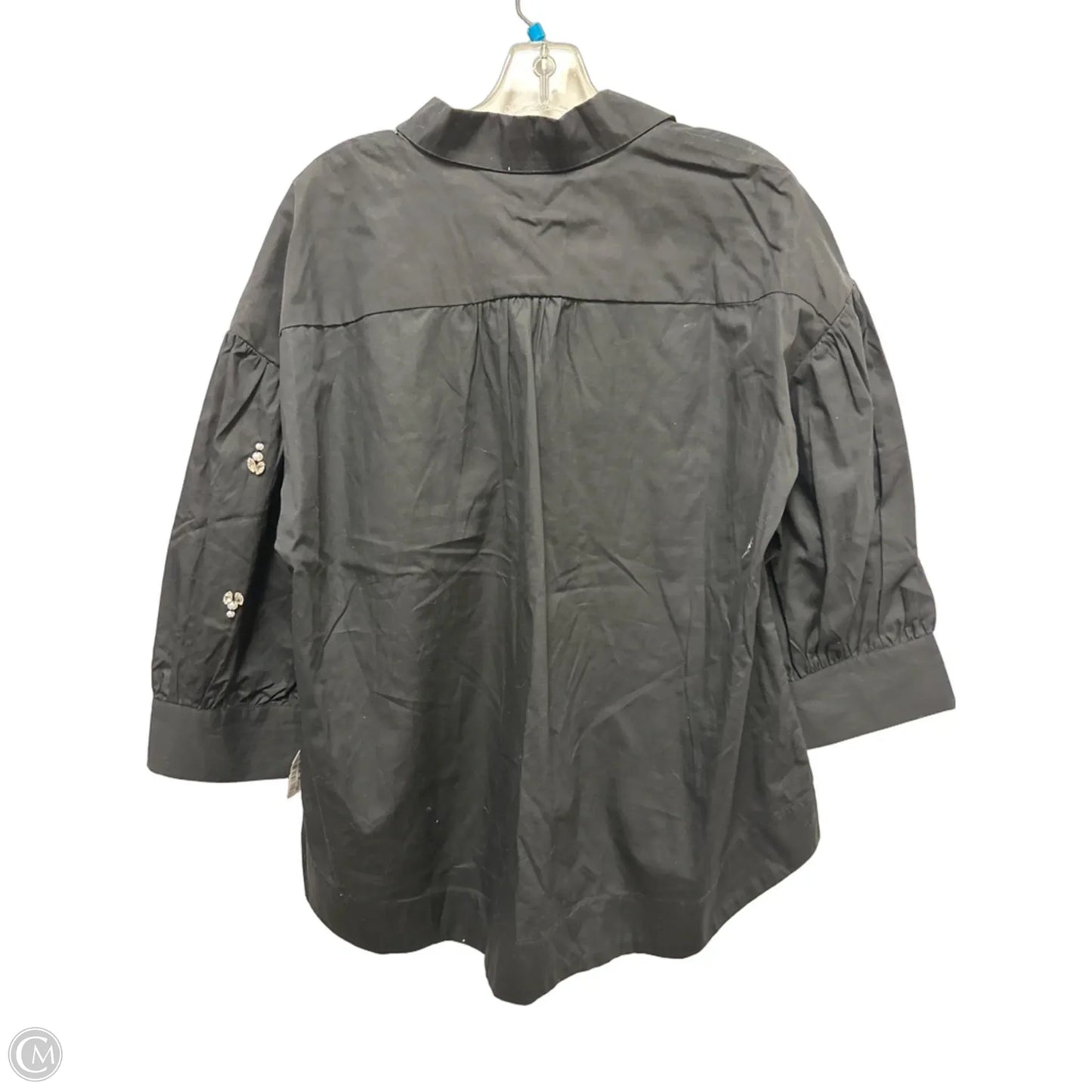 Top Long Sleeve By Crown And Ivy In Black, Size: L