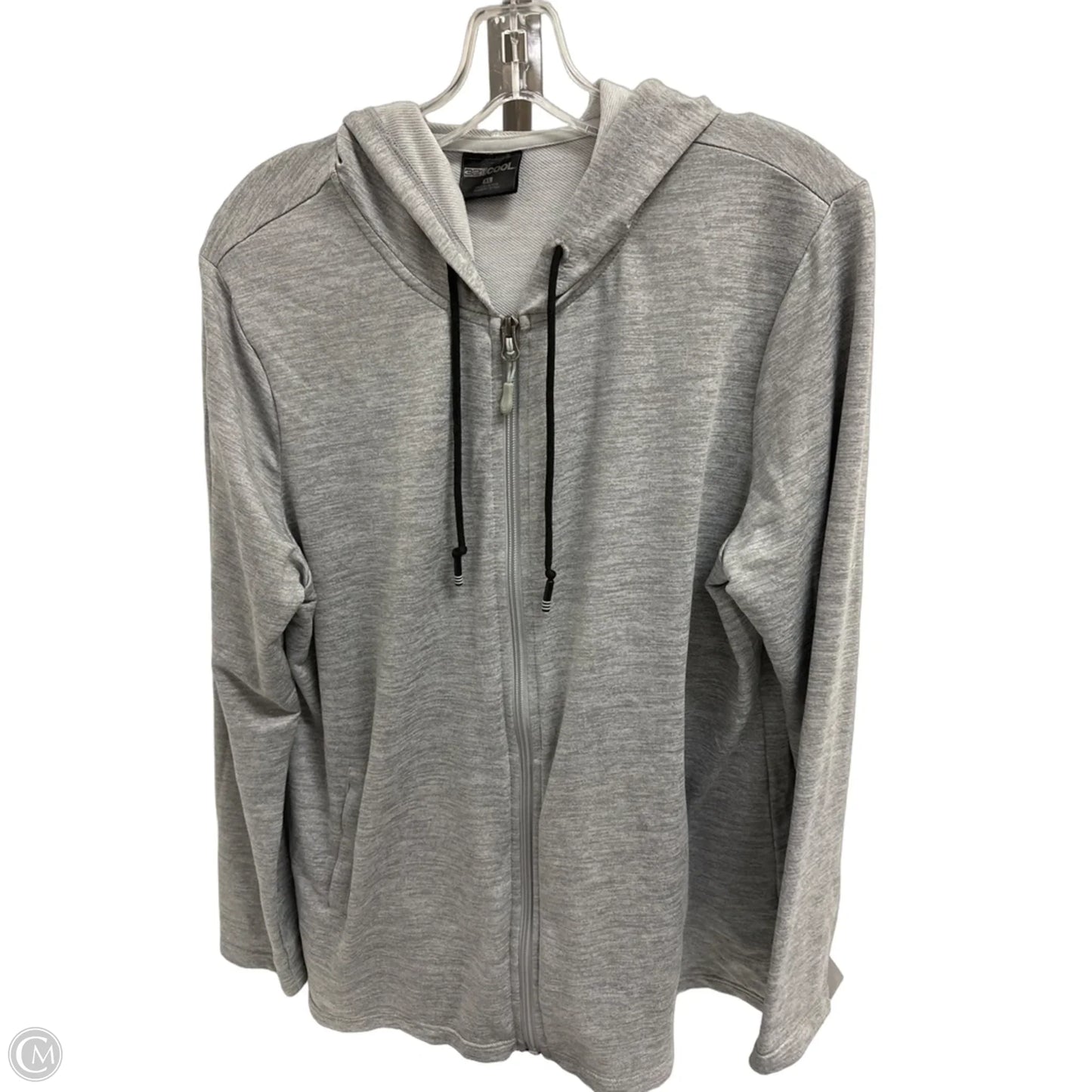 Athletic Jacket By 32 Degrees In Grey, Size: Xl