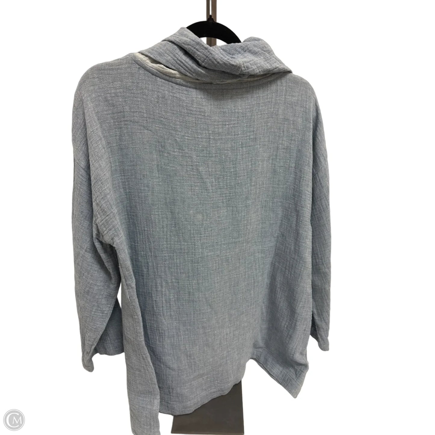Tunic Long Sleeve By Soft Surroundings In Blue, Size: L