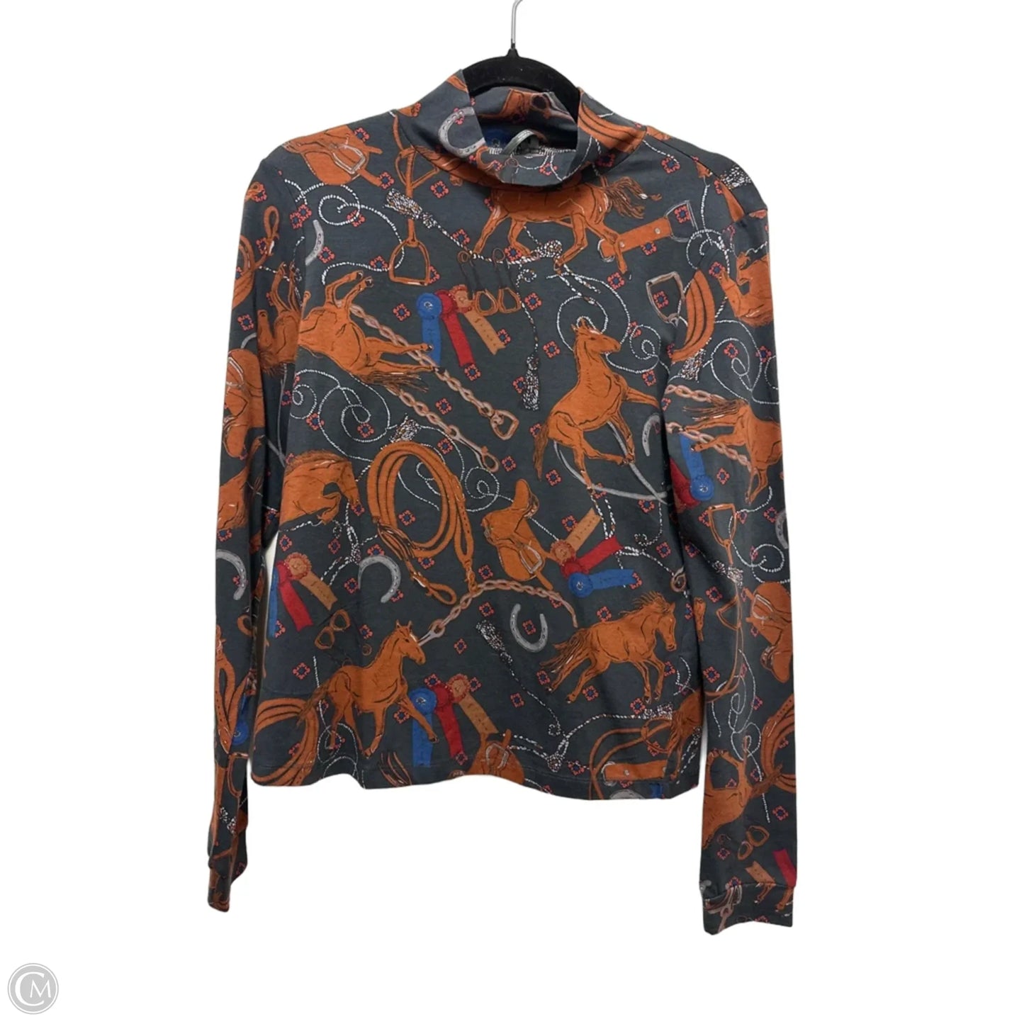 Top Long Sleeve By Anthropologie In Blue, Size: S