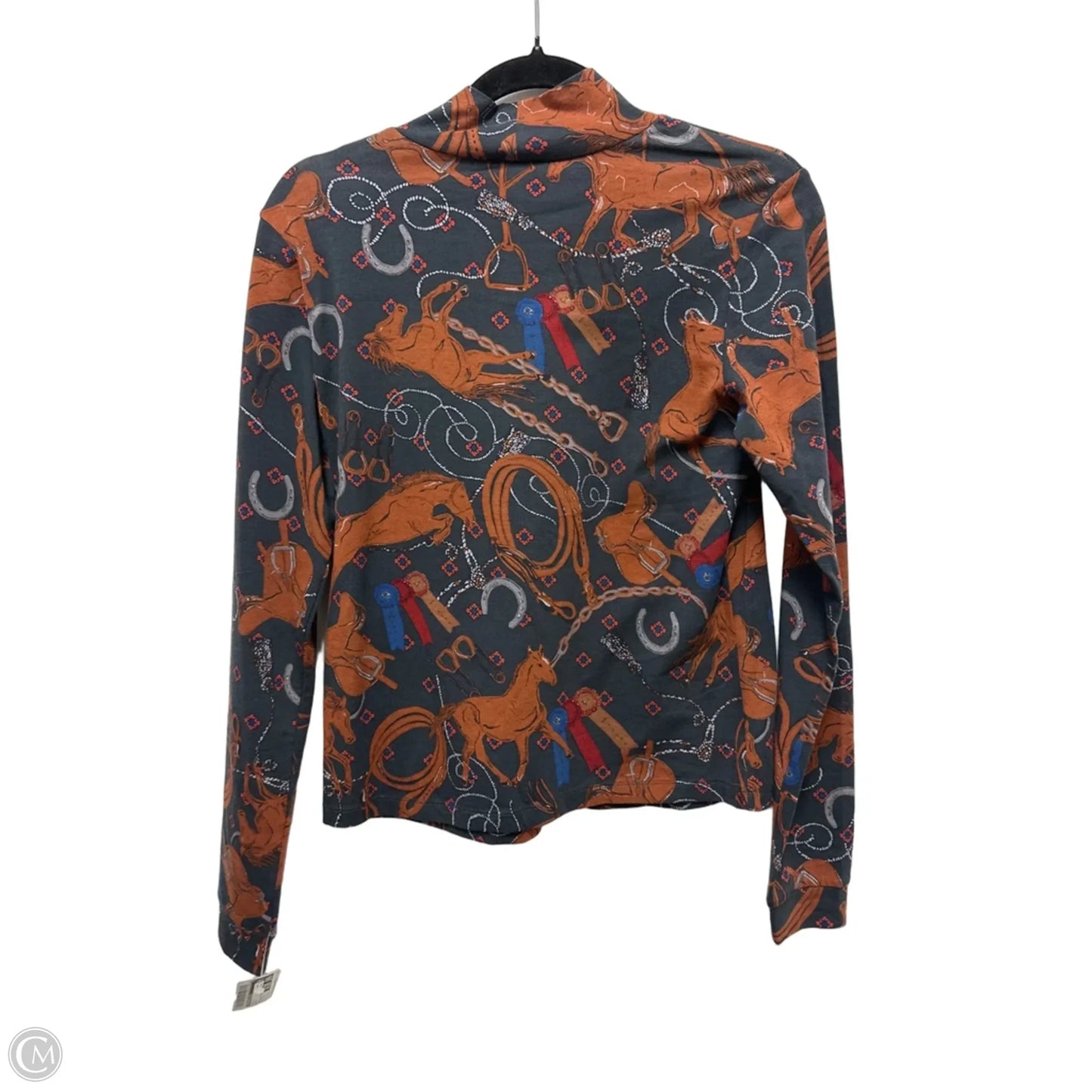 Top Long Sleeve By Anthropologie In Blue, Size: S