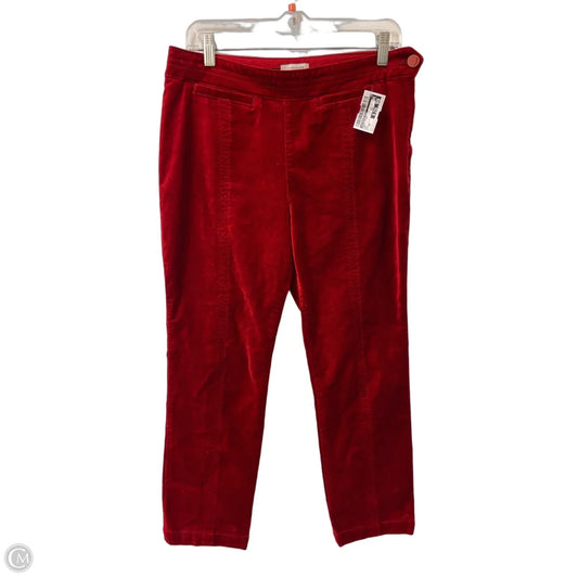 Pants Other By Anthropologie In Red, Size: 8p