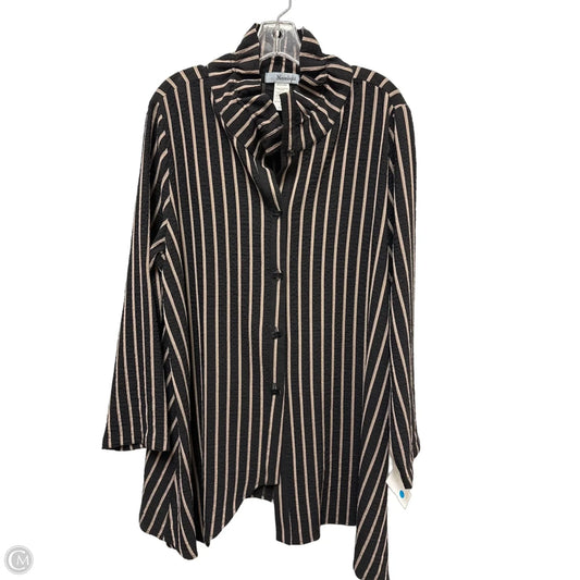 Tunic Long Sleeve By Moonlight By Y And S In Black, Size: Xl