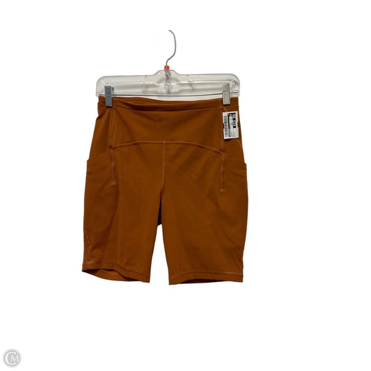 Athletic Shorts By Lululemon In Orange, Size: 8