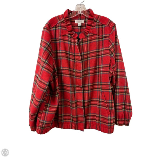 Coat Other By Cj Banks In Red, Size: 2x