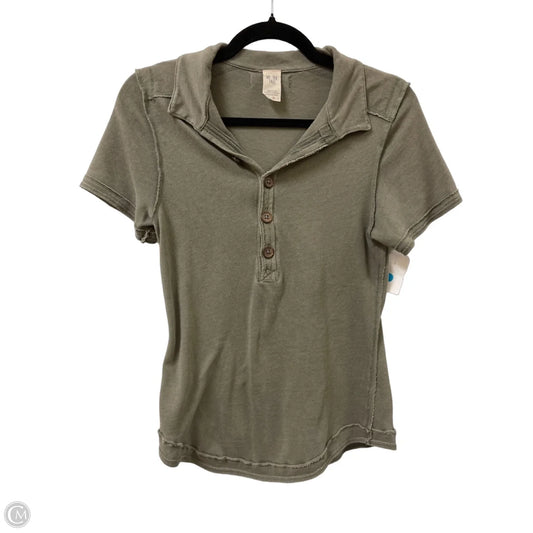 Top Short Sleeve By We The Free In Green, Size: M