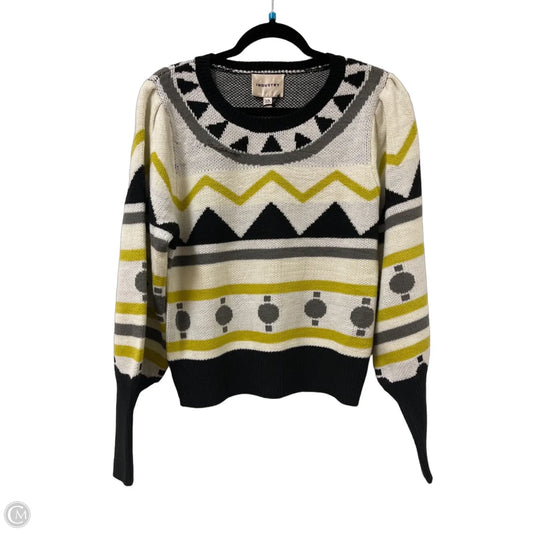 Sweater By Industry In Black & White, Size: L