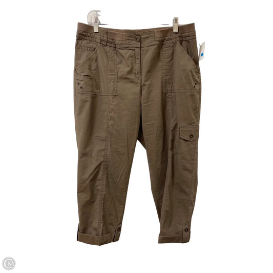 Pants Cargo & Utility By Chicos In Bronze, Size: 12