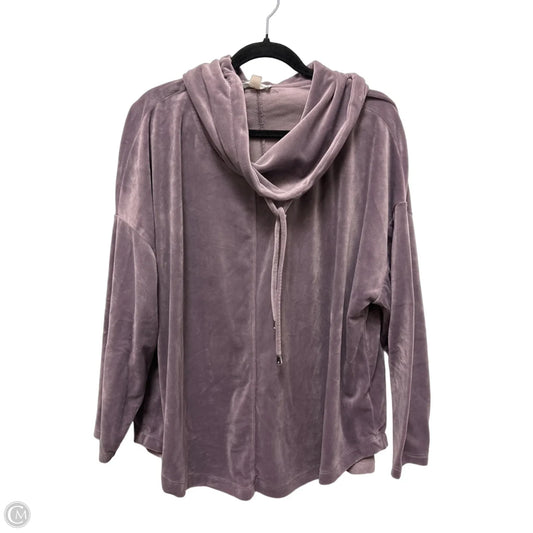 Sweater By Cable And Gauge In Purple, Size: 1x