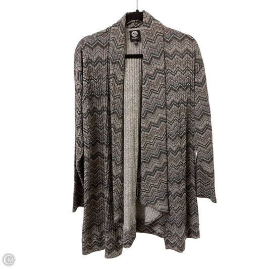 Sweater Cardigan By Bobeau In Multi-colored, Size: 1x