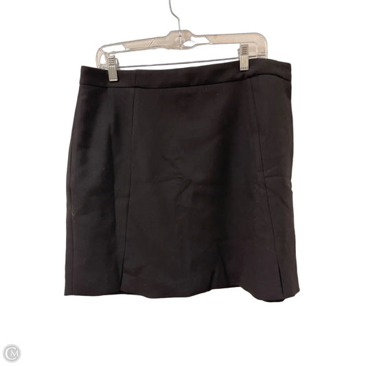 Skirt Mini & Short By Banana Republic In Black, Size: 14