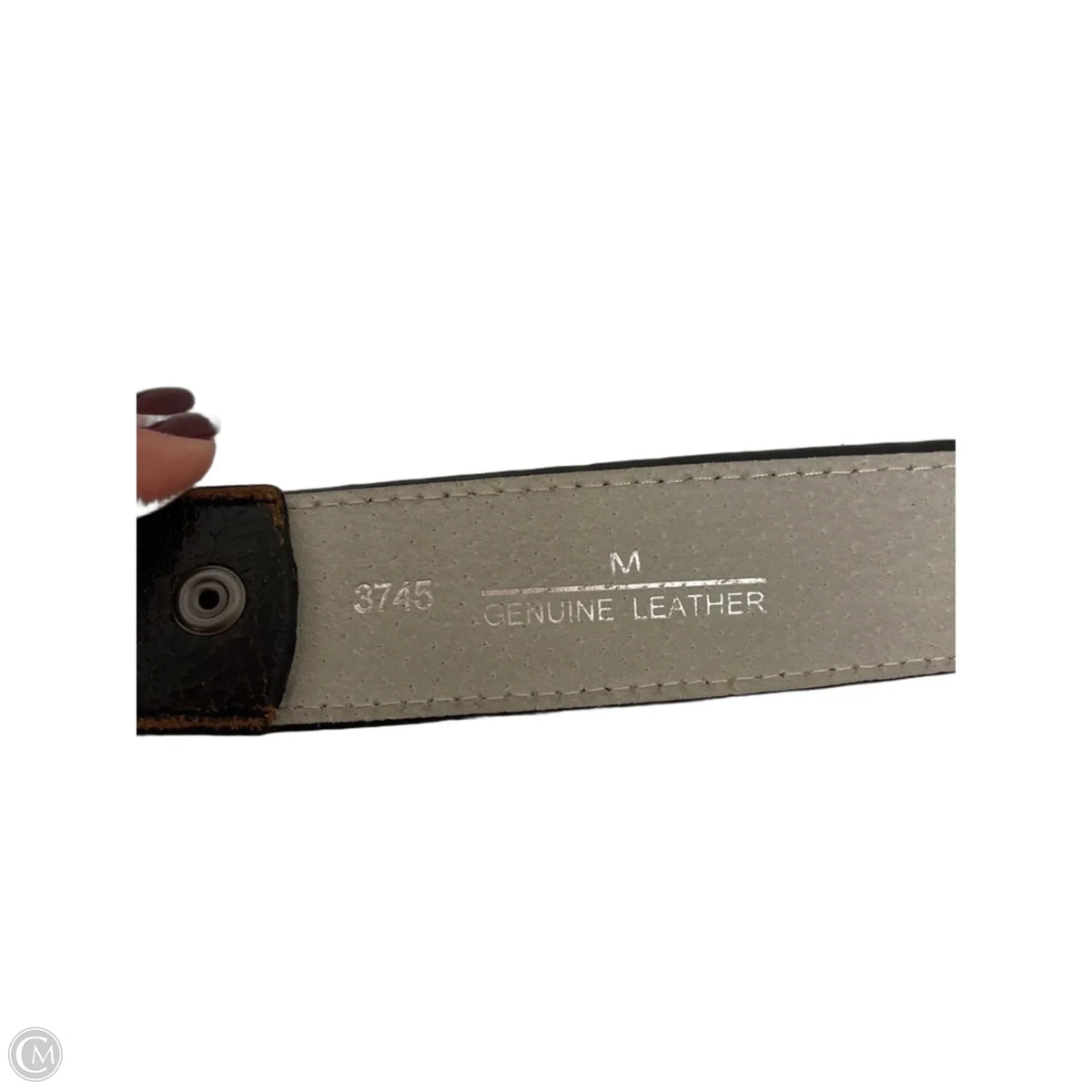 Belt Leather By Clothes Mentor, Size: Medium