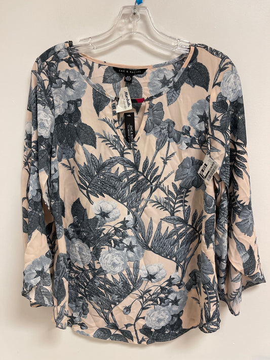 Top Long Sleeve By Zac And Rachel In Pink, Size: S