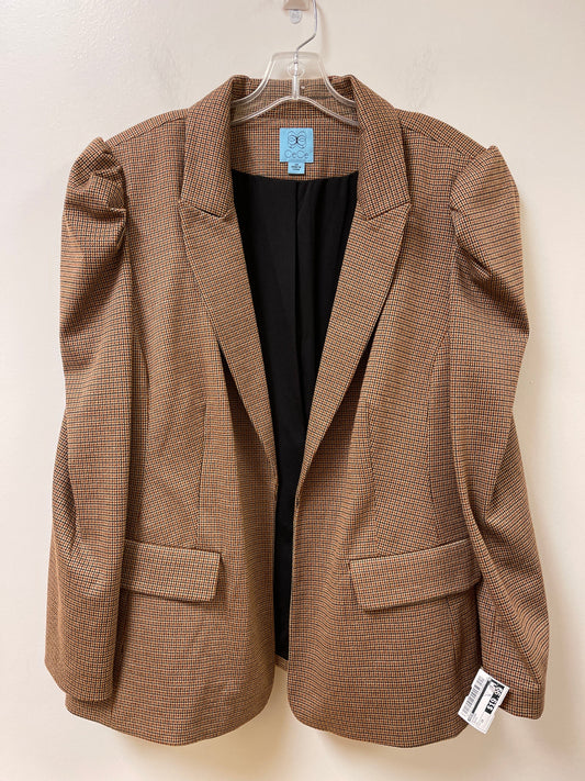 Blazer By Cece In Brown, Size: 3x