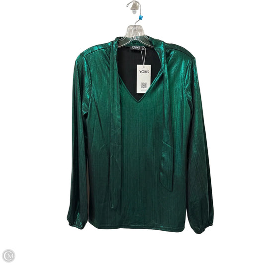 Top Long Sleeve By Clothes Mentor In Green, Size: S