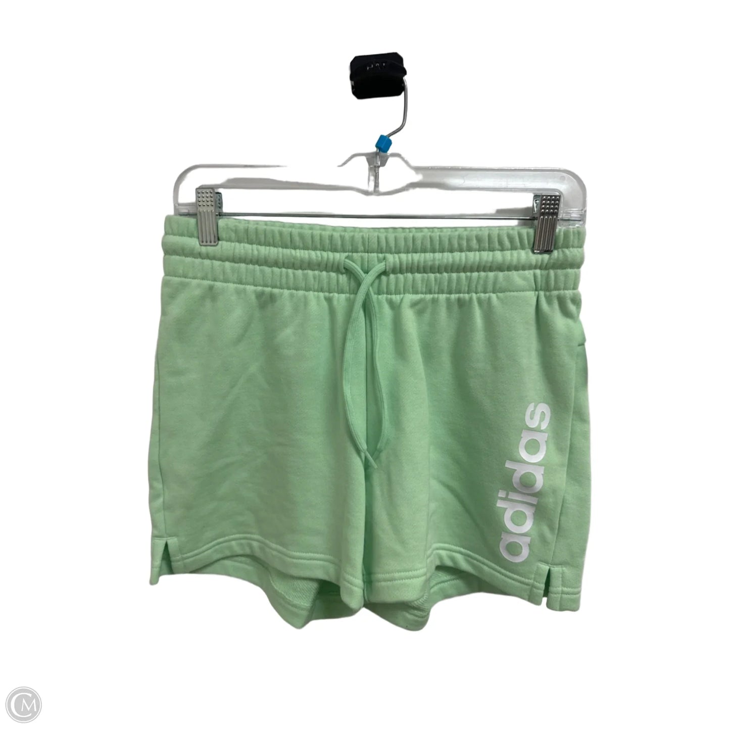 Athletic Shorts By Adidas In Green, Size: S