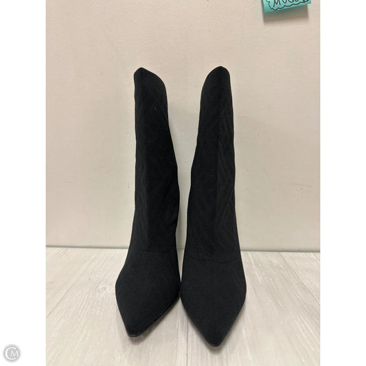 Boots Ankle Heels By Steve Madden In Black, Size: 11