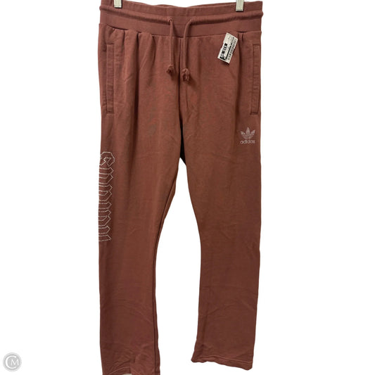Athletic Pants By Adidas In Brown, Size: M