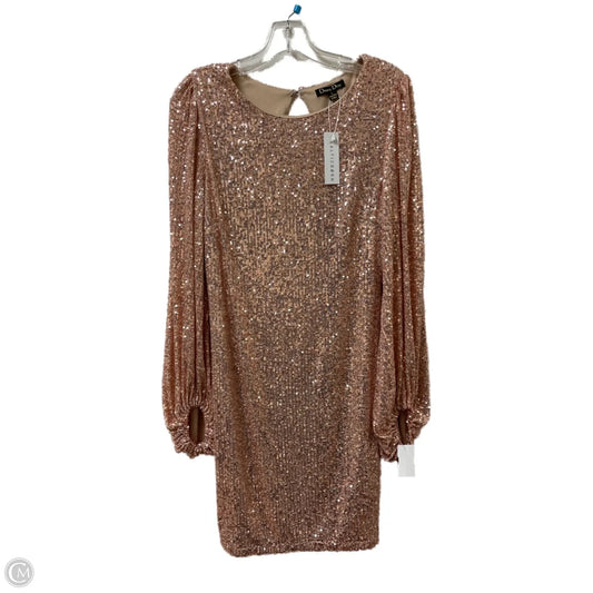 Dress Casual Short By Clothes Mentor In Gold, Size: L