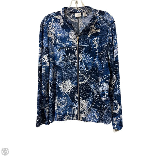 Jacket Other By Chicos In Blue, Size: M