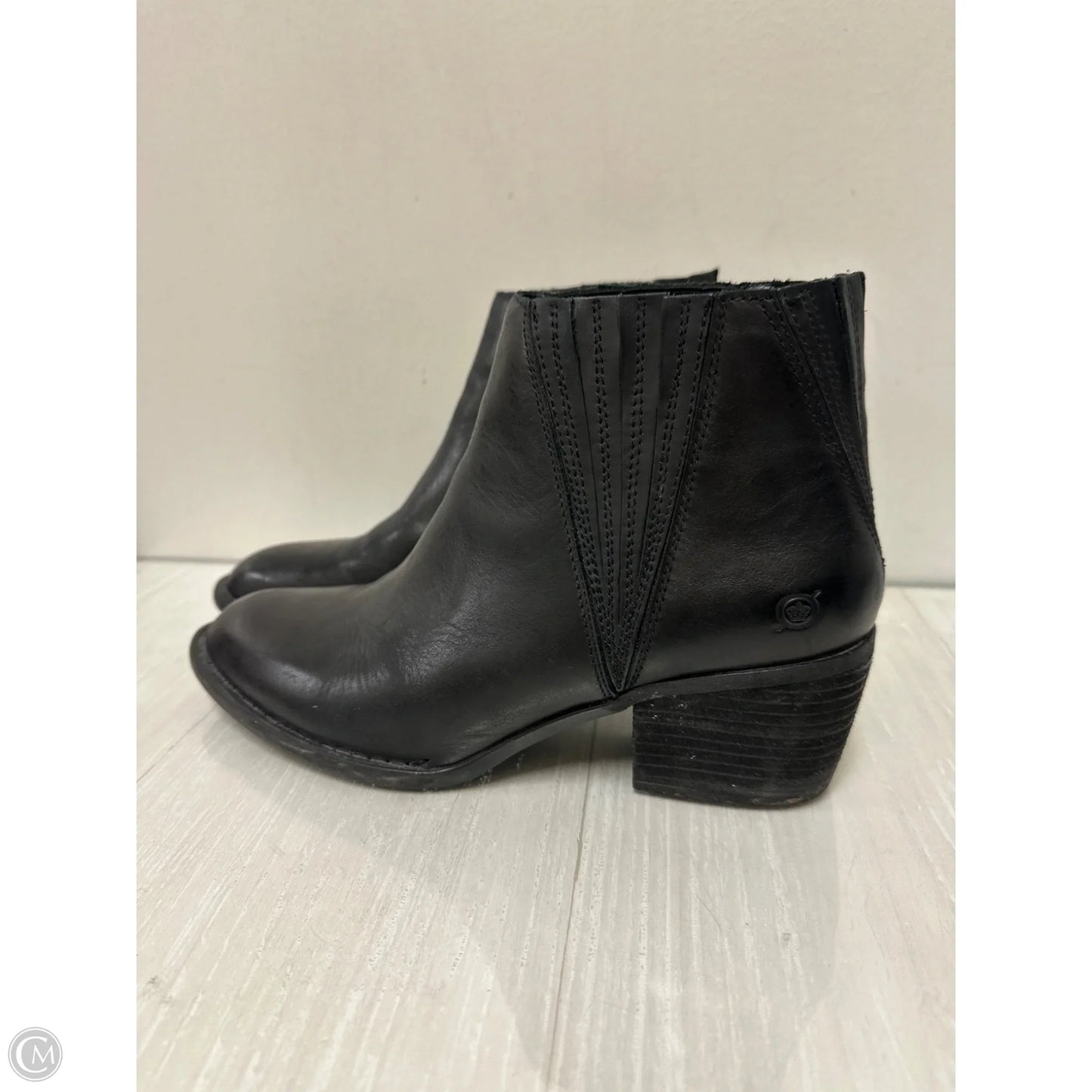 Boots Ankle Heels By Born In Black, Size: 11