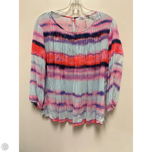 Top Long Sleeve By Figuero & Flower In Purple, Size: Xl