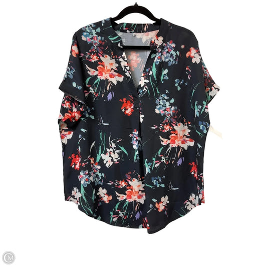 Top Short Sleeve By Clothes Mentor In Black, Size: Xl